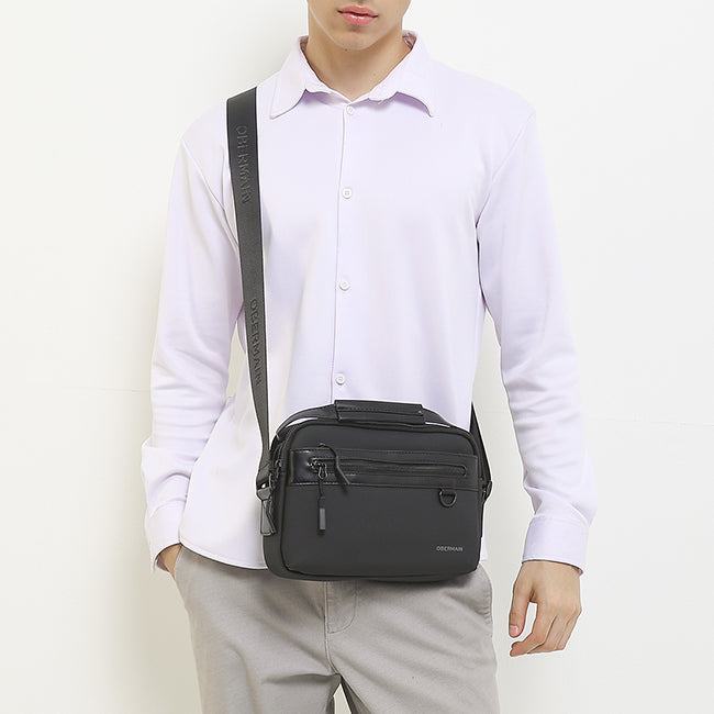 Obermain Men Kyler 1 Messenger Bag In Black