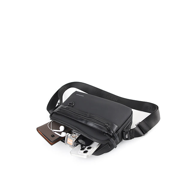 Obermain Men Kyler 1 Messenger Bag In Black