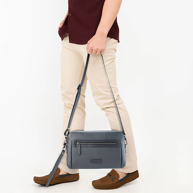 Obermain Tas Clutch Pria Major Clutch Rfid - L In Navy