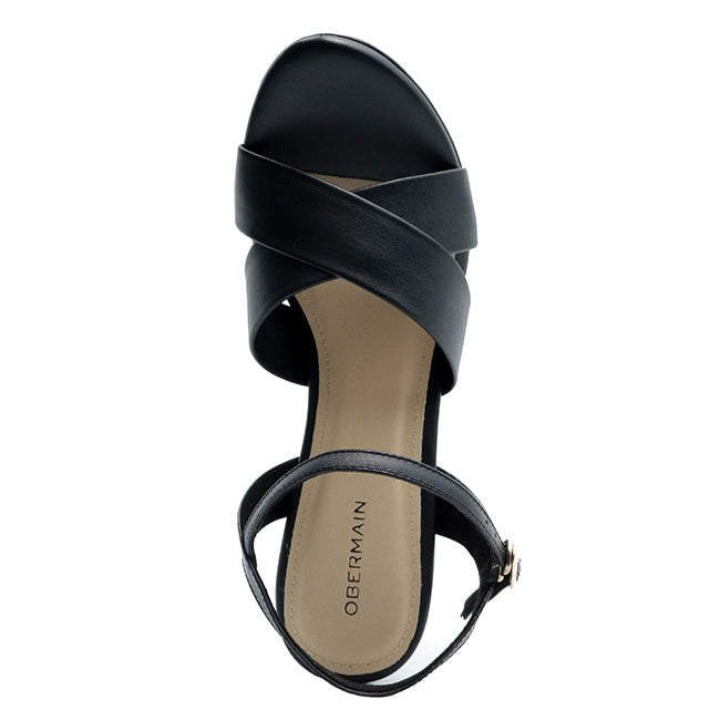 Obermain Sandal Strap Wanita Miller Angie - Anklestrip In Black