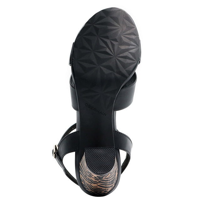 Obermain Sandal Strap Wanita Miller Angie - Anklestrip In Black