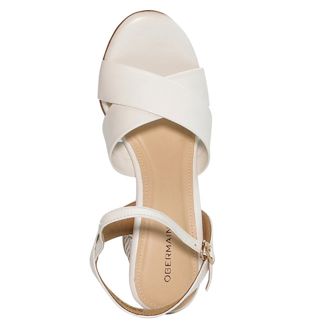 Obermain Sandal Ankle Strap Wanita Miller Angie - Anklestrip In Off White