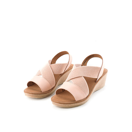 Obermain Sandal Slip On Wanita Jasmin Mabley - Ankle Strap In Nude