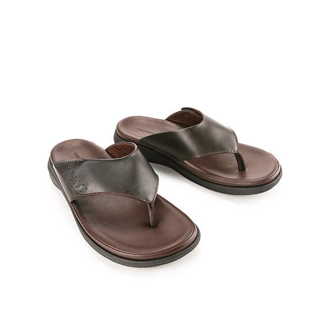 Obermain Sandal Pria Sandals Eugen Josue In Dark Brown