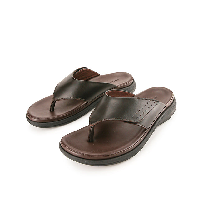 Obermain Sandal Pria Sandals Eugen Josue In Dark Brown
