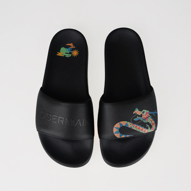 Obermain Sandal Pria Slide Dreamflyer Ryo In Black