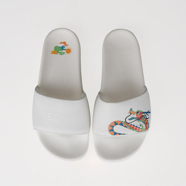 Obermain Sandal Pria Slide Dreamflyer Ryo In White