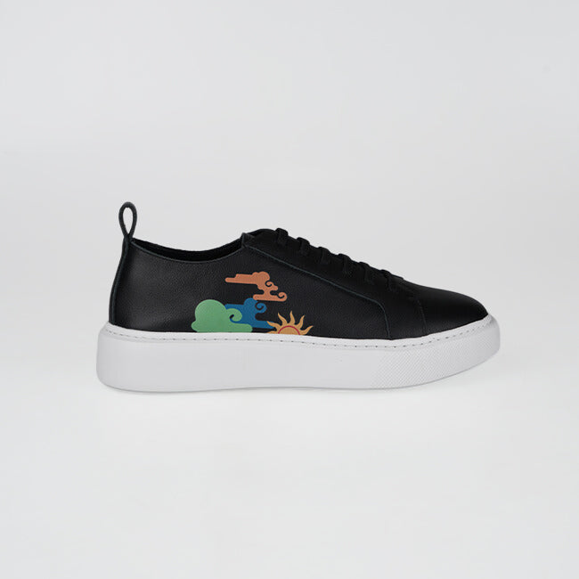Obermain Sepatu Pria Sneakers Dreamflyer Riser In Black