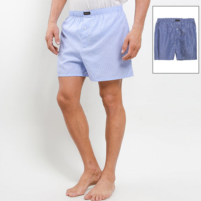 Obermain Pakaian Boxer Pria Woven Boxer In Multi Color -OMY22007BL