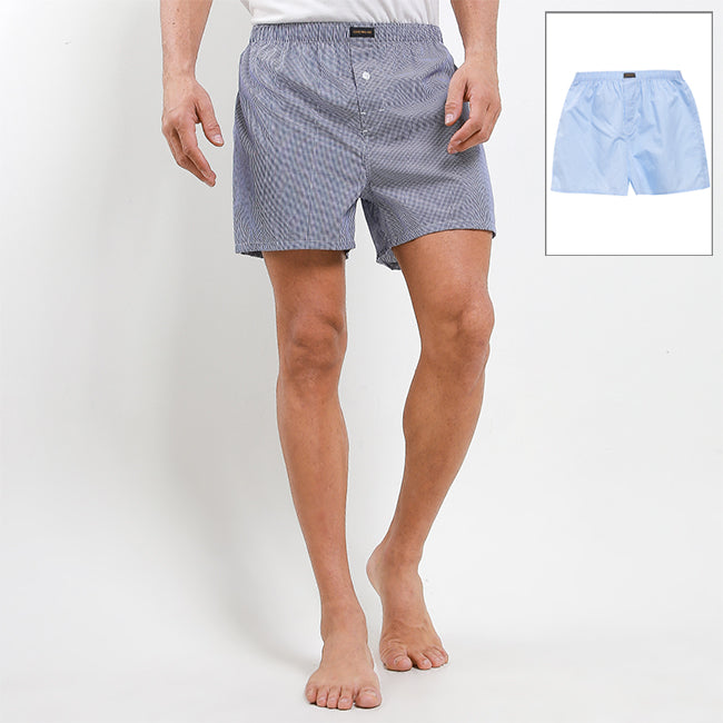 Obermain Pakaian Boxer Pria Woven Boxer In Multi Color -OMY22011NV