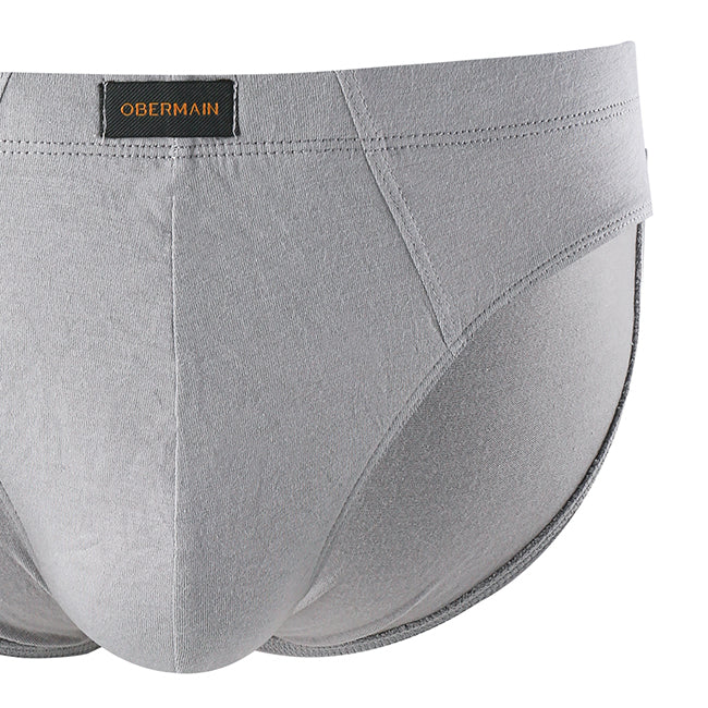 Obermain Pakaian Brief Pria Knit Brief Bamboo In Multi Color -OMZ22057GY