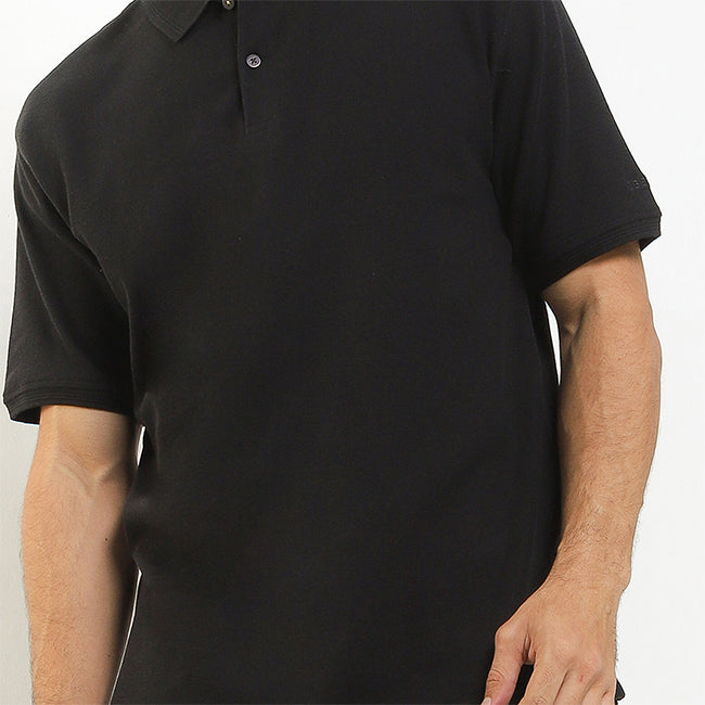 Obermain Pakaian Pria Polo Aaron In Black
