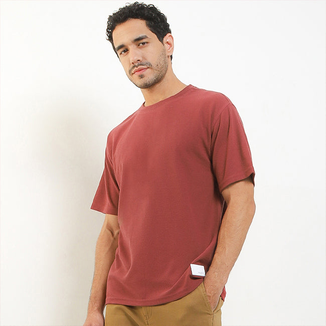 Obermain Pakaian Pria T Shirt Antony In Maroon