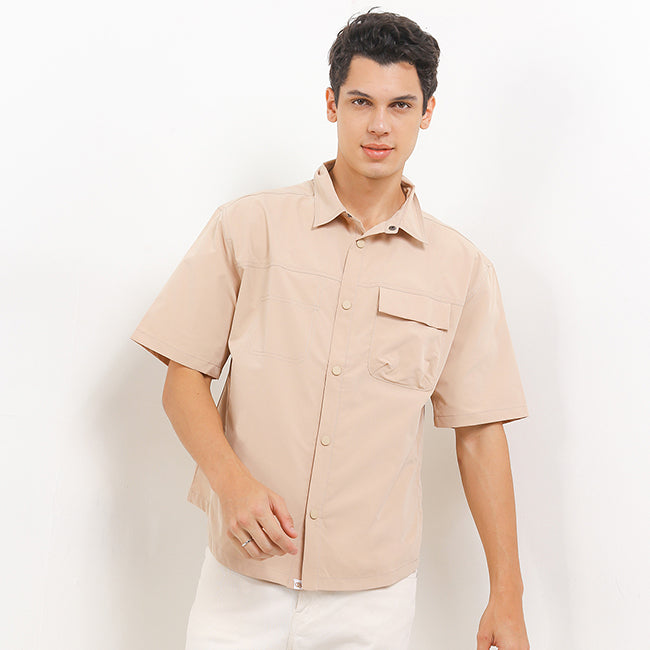 Obermain Pakaian Pria Shirt Ray In Khaki