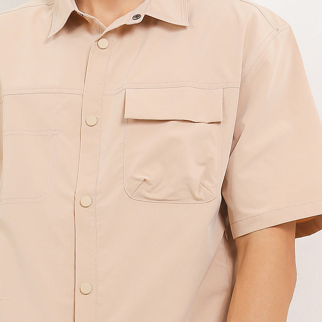 Obermain Pakaian Pria Shirt Ray In Khaki