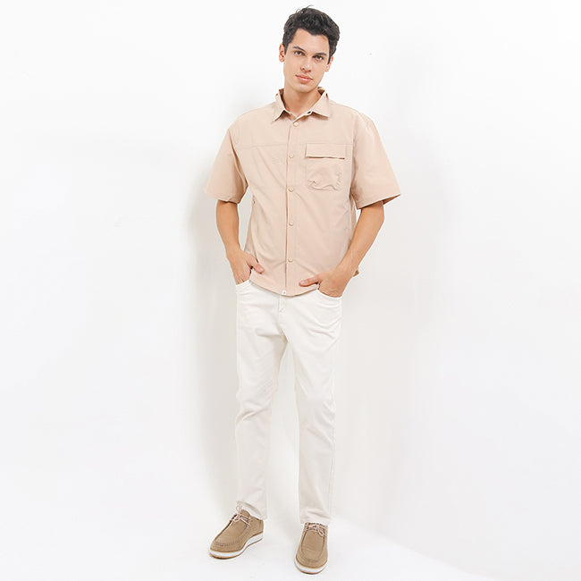 Obermain Pakaian Pria Shirt Ray In Khaki
