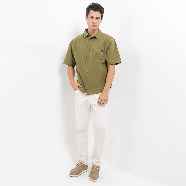 Obermain Pakaian Pria Shirt Ray In Olive