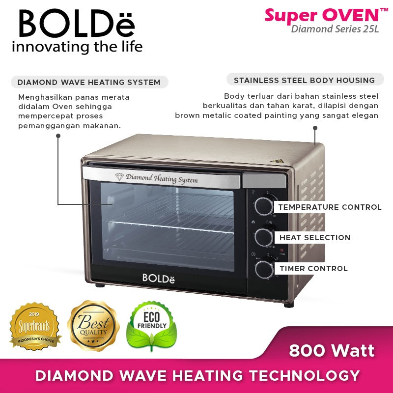 BOLDe Super Oven Diamond Series 25L