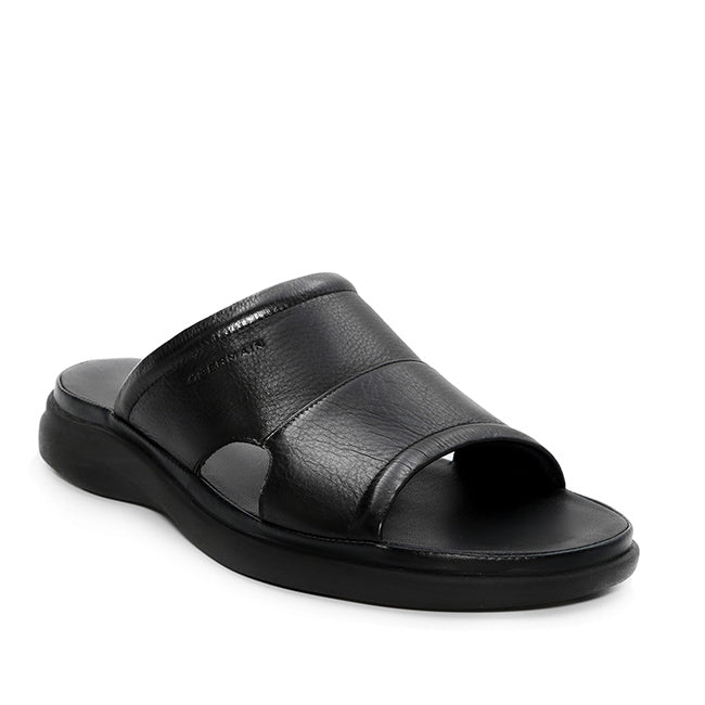 Obermain Sandal Slide Pria Jacob Milan In Black
