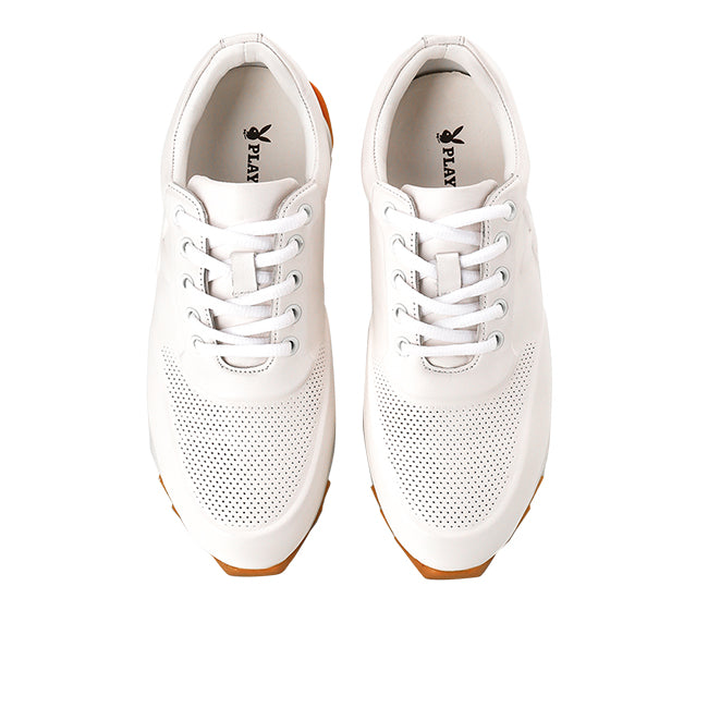 Playboy Sepatu Sneaker Wanita Malta Nappa In White