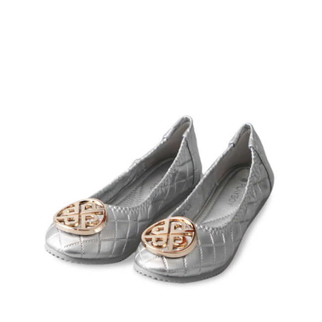 Playboy Sepatu Wanita Flats Harlow In Silver