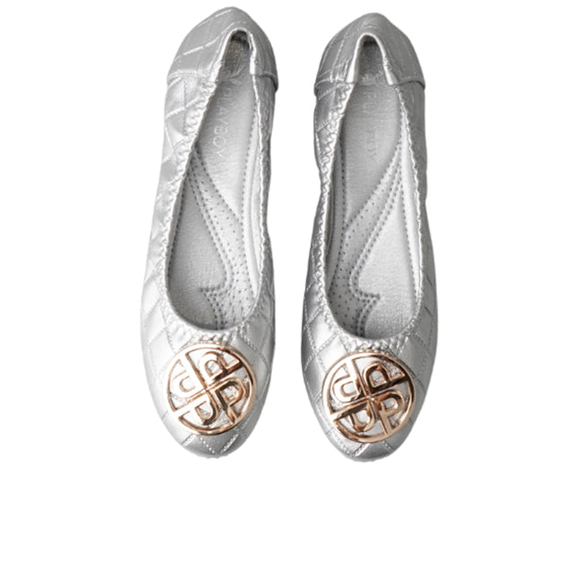 Playboy Sepatu Wanita Flats Harlow In Silver