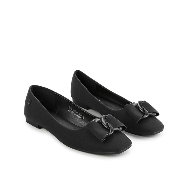Playboy Shoes Wanita Flats Uzma In Black