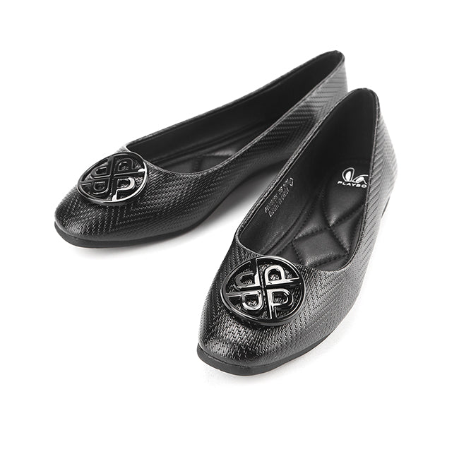Playboy Sepatu Wanita Flats Josephine In Black