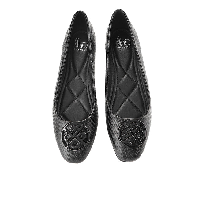 Playboy Sepatu Wanita Flats Josephine In Black