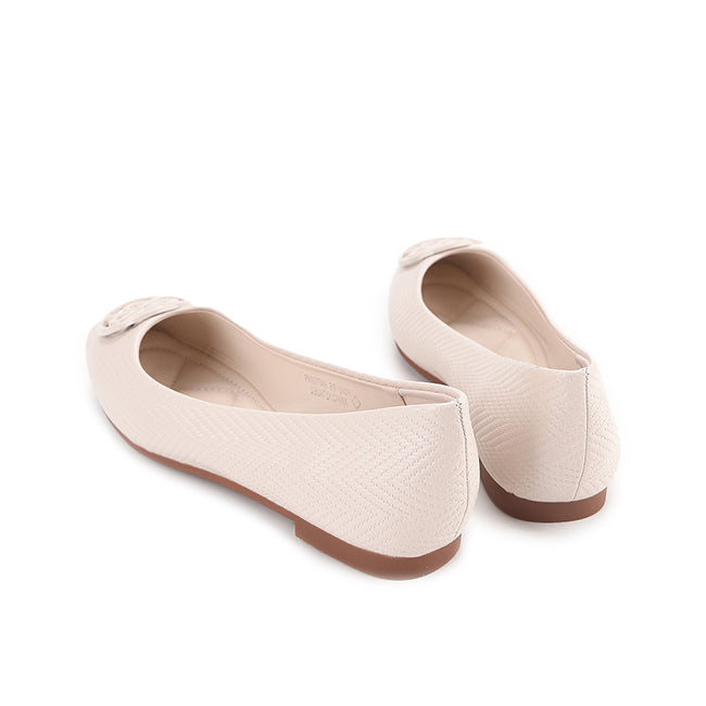 Playboy Sepatu Wanita Flats Josephine In White