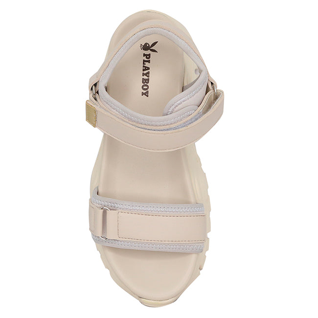 Playboy Women Sandals Lamora In Beige