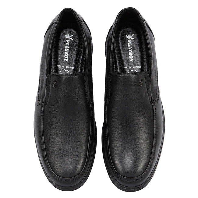 Playboy Sepatu Formal Pria Johnson (Slip On) In Black