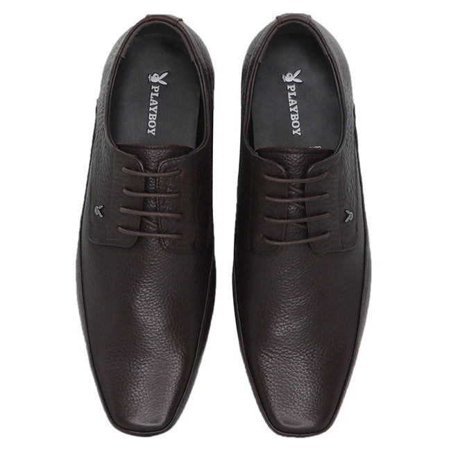Playboy Sepatu Formal Pria Suarra - Lace In Brown