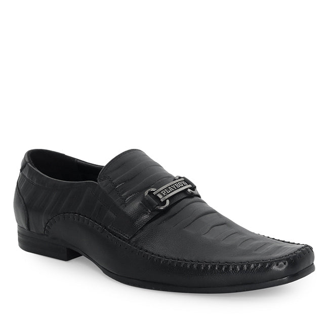 Playboy Sepatu Loafer Pria Sephiro- Slip On In Black
