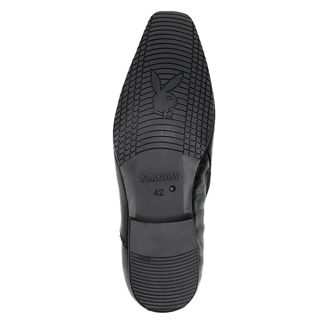 Playboy Sepatu Loafer Pria Sephiro- Slip On In Black