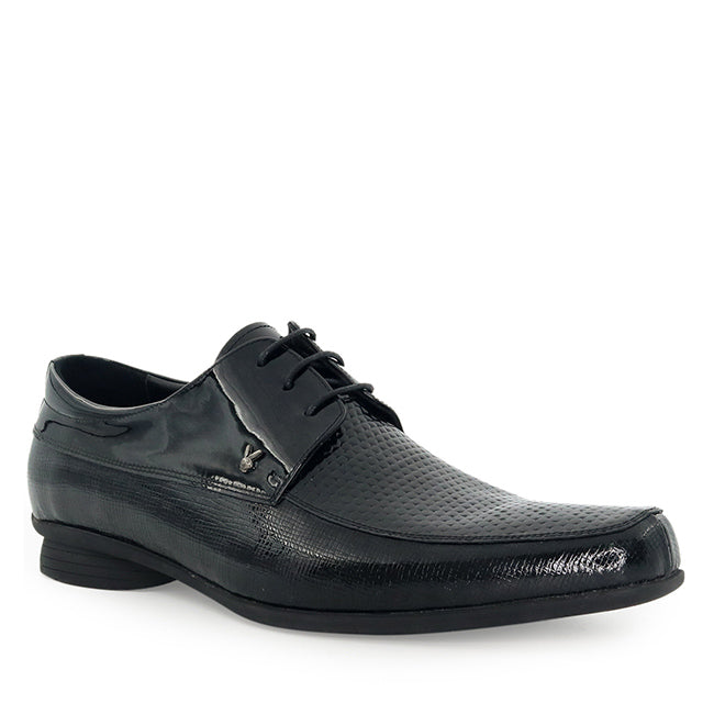 Playboy Sepatu Formal Pria Zhavanta - Laces In Black