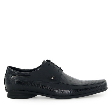 Playboy Sepatu Formal Pria Zhavanta - Laces In Black