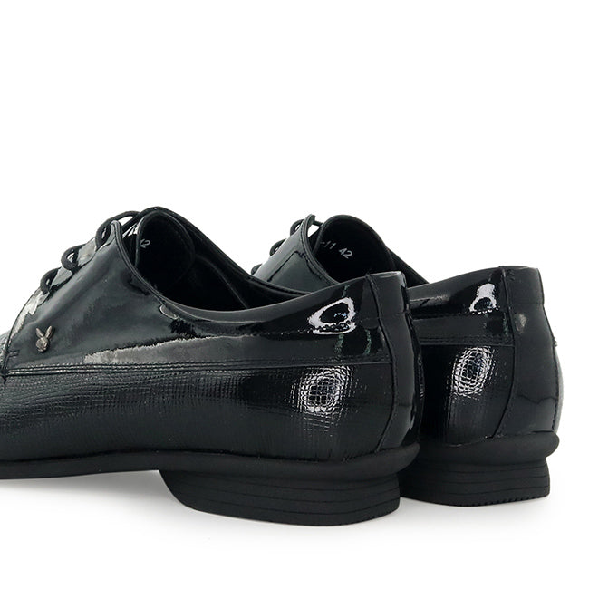 Playboy Sepatu Formal Pria Zhavanta - Laces In Black