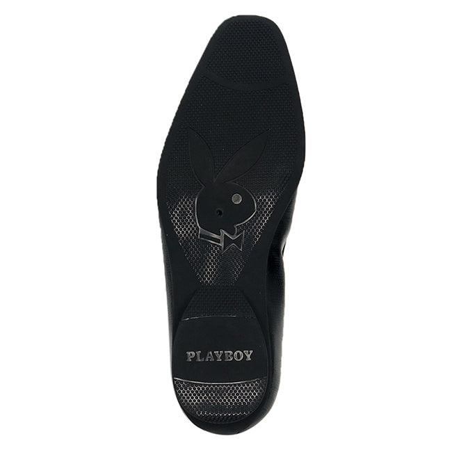 Playboy Sepatu Formal Pria Zhavanta - Laces In Black