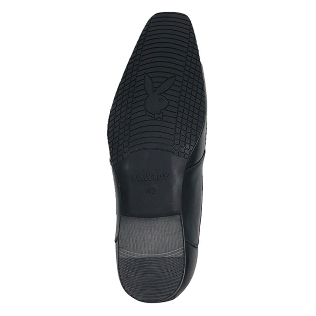 Playboy Sepatu Formal Pria Daven In Black