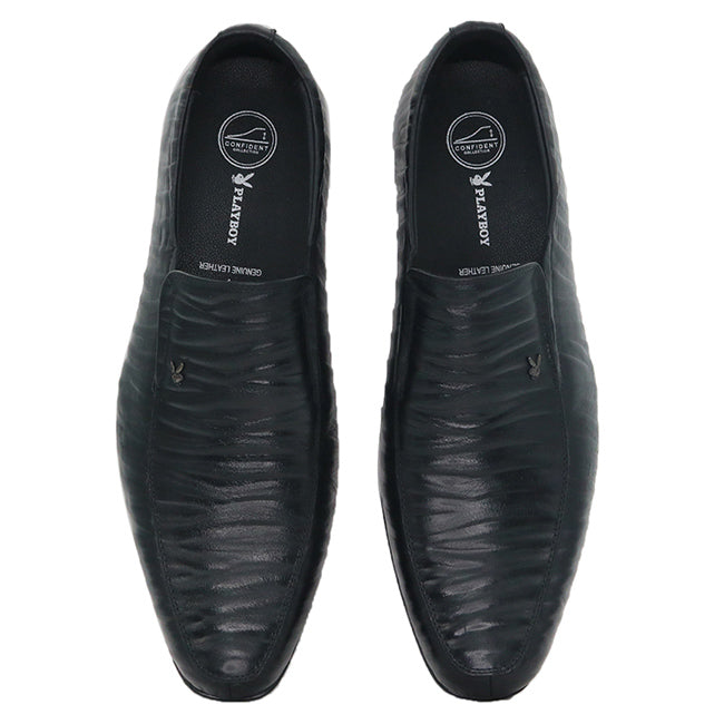 Playboy Men Shoes Zhilattan ( Loaver ) In Black