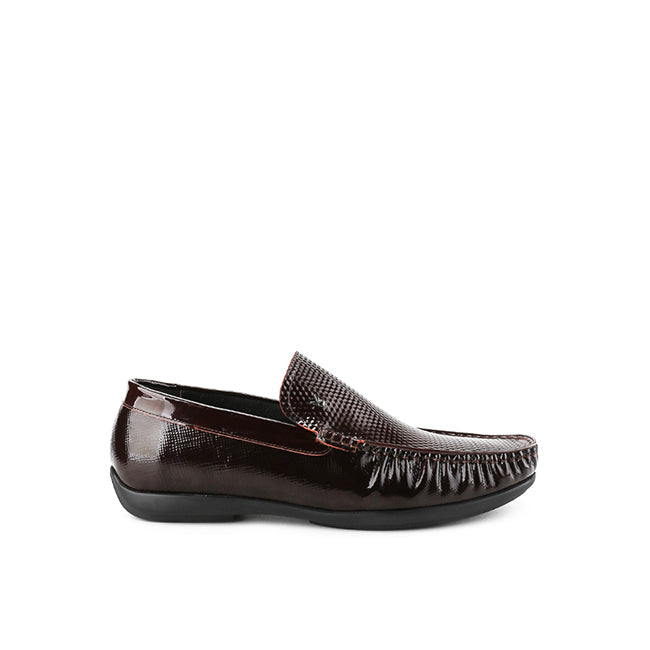 Playboy Sepatu Loafer Pria Zhircons In Maroon