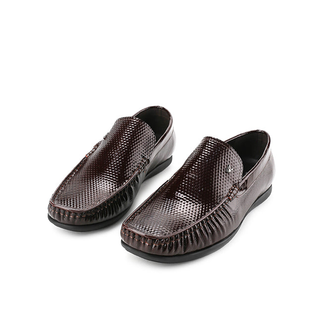 Playboy Sepatu Loafer Pria Zhircons In Maroon