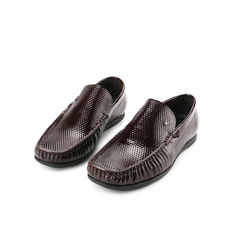 Playboy Sepatu Loafer Pria Zhircons In Maroon