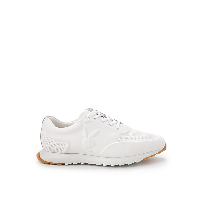Playboy Sepatu Sneaker Pria Malta Nappa In White
