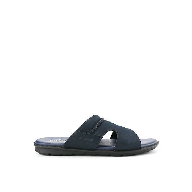 Playboy Men Sandals Sandero - Mule In Navy
