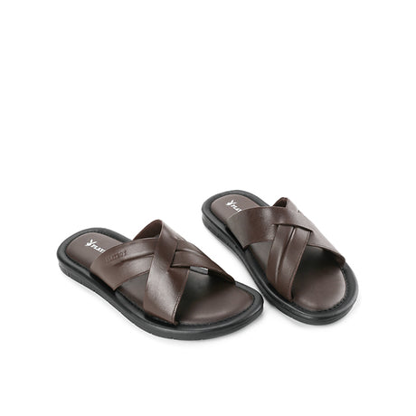 Playboy Sandal Pria Sandioso - Cross In Brown