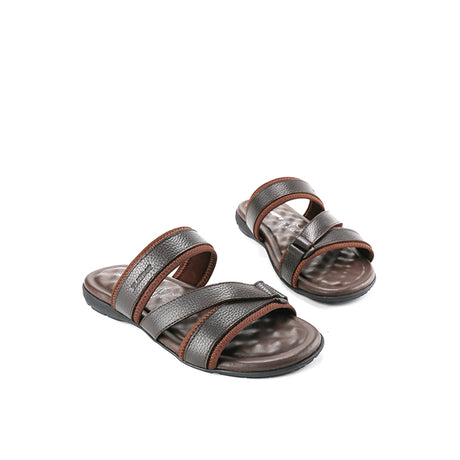 Playboy Sandal Pria Saggra - Cross2 In Coffee