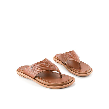 Playboy Sandal Pria Sandrey - Thong In Tan