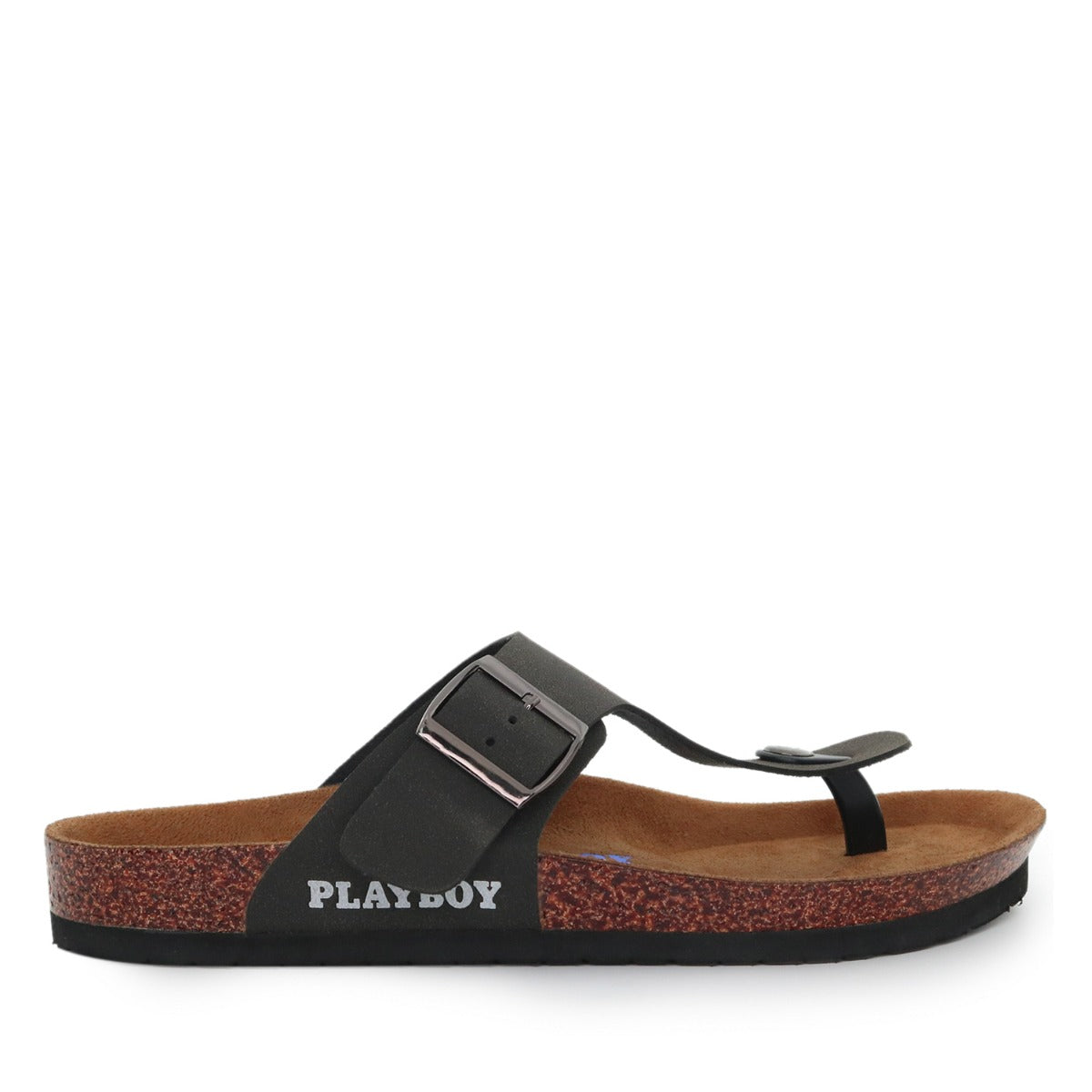 Playboy Sandal Pria Essen Thong In Black